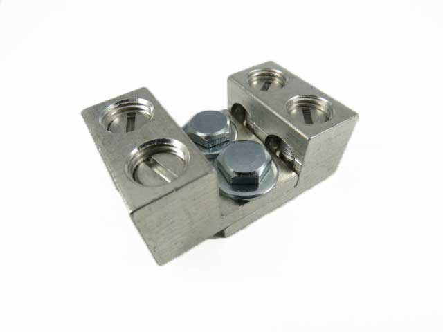 2S2/0-31-42 2/0 AWG Double wire lug dual stacking, nesting, and interlocking lugs four wire application 2/0-14 AWG